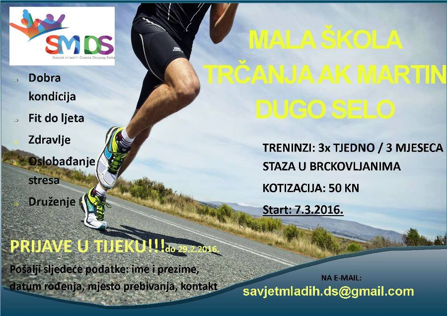 savjet mladih - škola trčanja